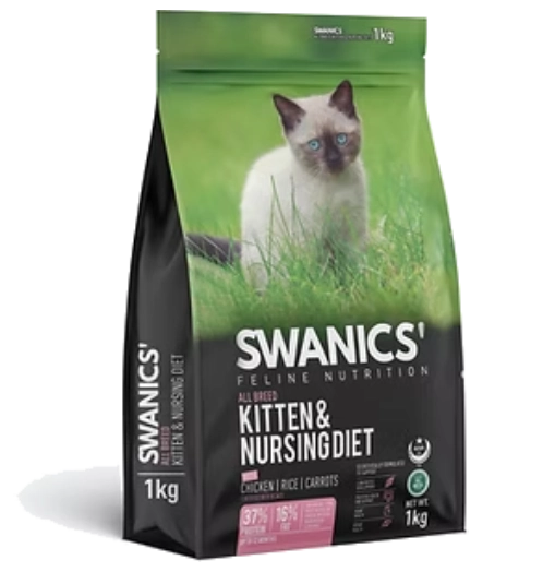 SWANICS Feline Nutrition - Kitten & Nursing Cat Diet (1kg)